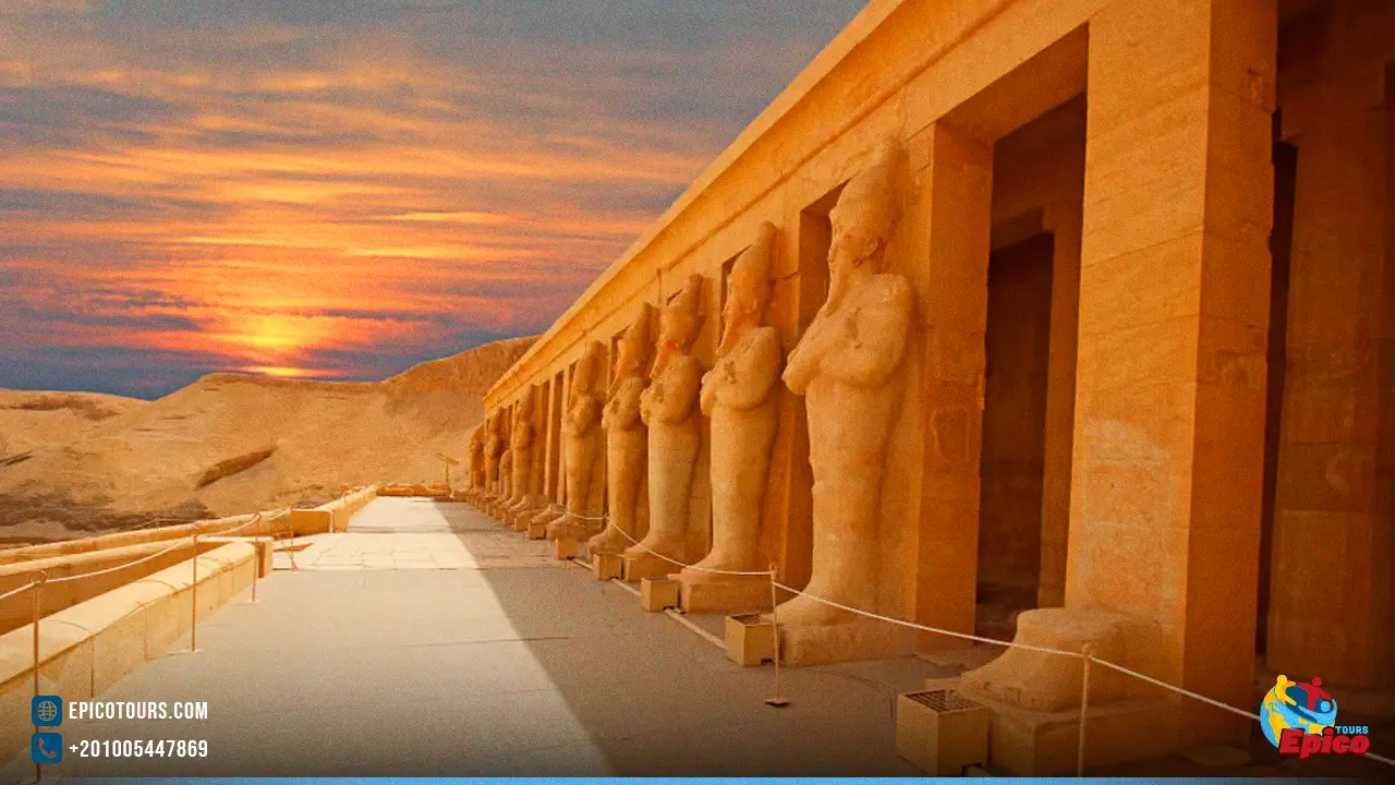 The mortuary temple of Hatshepsut